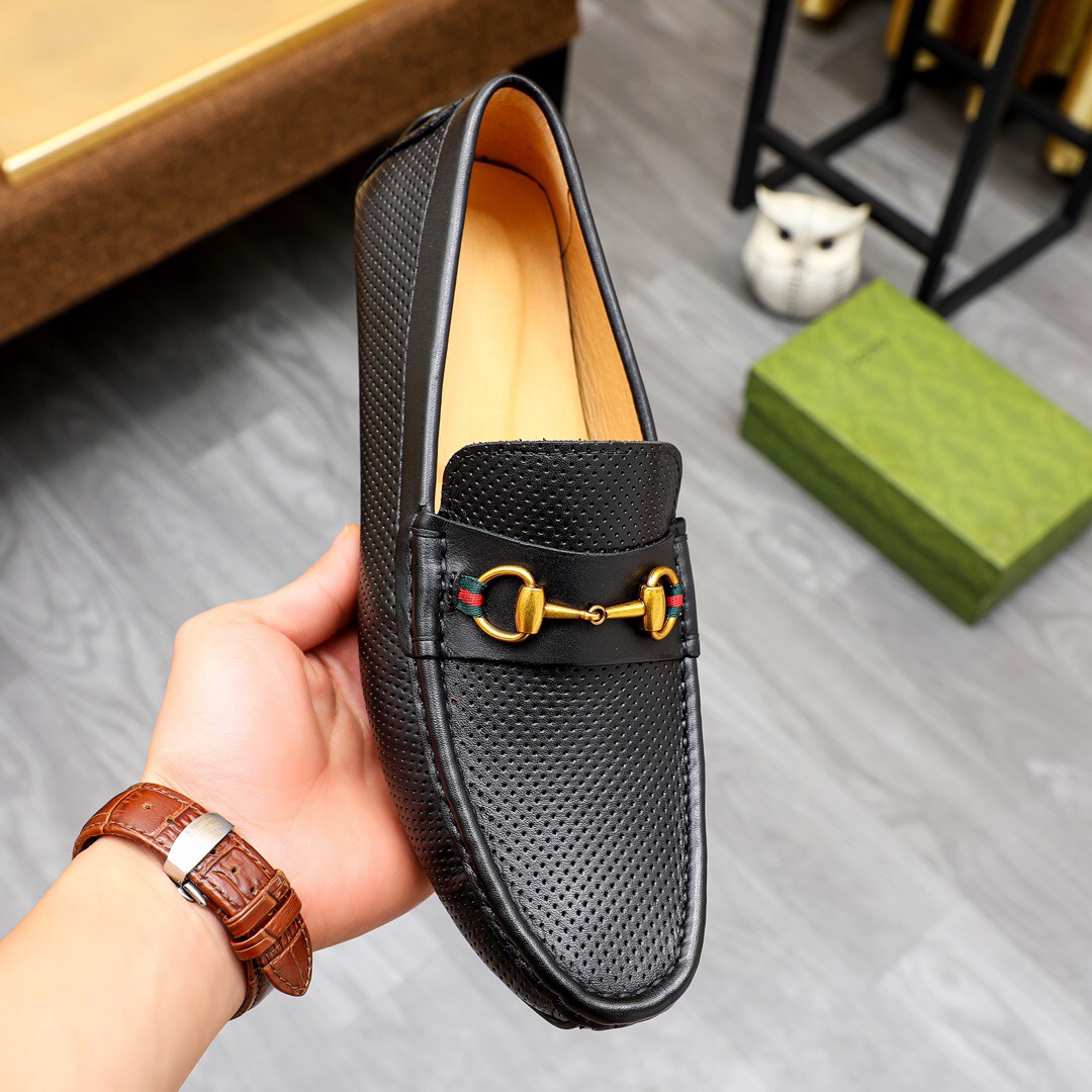 High Quality Fashion 2023 Men's Dress Shoes Brand Designer Genuine Leather Sexy Party Wedding Flats Casual Loafers Size 38-45