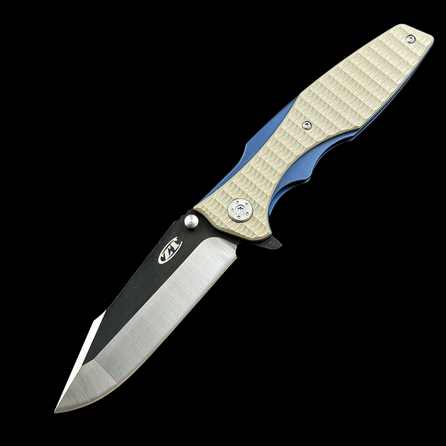 Zero Tolerance ZT 0393 Hinderer Flipper Knife 3.5" CPM-20CV Blade Bearing Outdoor Camping EDC KNIVES