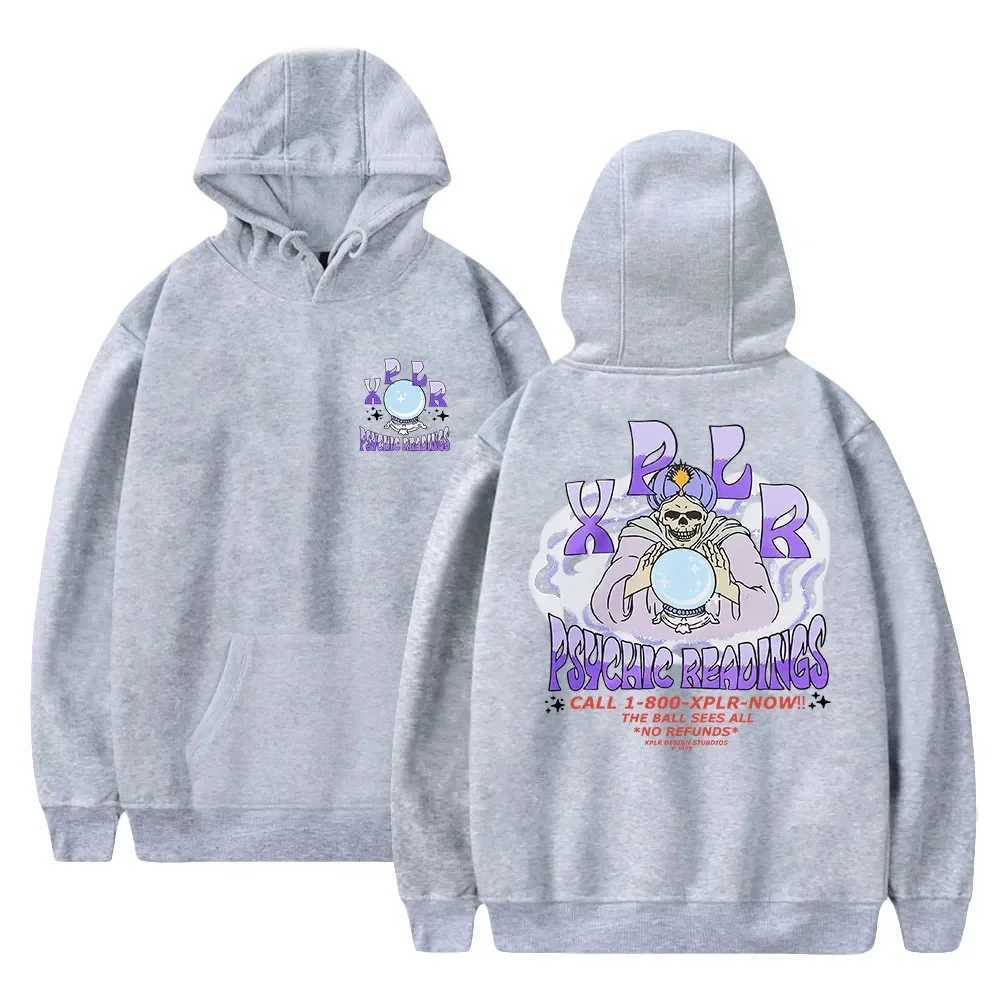 Sweats à capuche pour hommes Sweatshirts XPLR Psychic Reading Sweat à capuche Sam et Colby Merch Mode Manches longues Femmes Hommes Sweat-shirt 2023 Style décontracté Hip Hop Vêtements UOMC