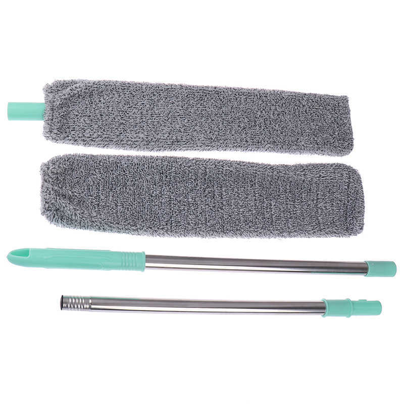 Nouveau 1 ensemble brosse à poussière de chevet longue poignée vadrouille ménage fond de lit espace propre fourrure cheveux balayage poussiéreux magique microfibre plumeau