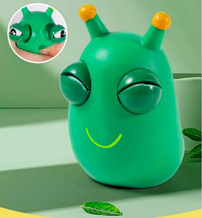 Eye-catching little bugs children's pinch music decompression artifact emotional catharsis equipment pop-eyed little bugs decompression non-toy