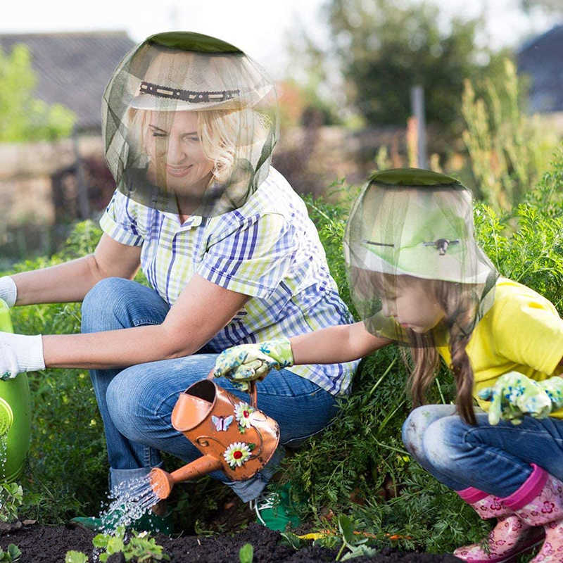 Nouveau casquette de pêche en plein air Anti moustique visage moustique insecte répulsif chapeau Bug maille tête Net visage protecteur voyage Camping casquette