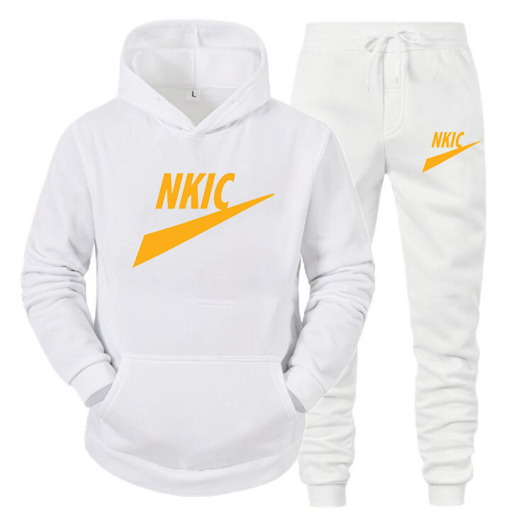 New Tracksuit Hoodies Jogging Pants Men Set Oversized Casual Sport Sweatshirts Cotton Plus Size