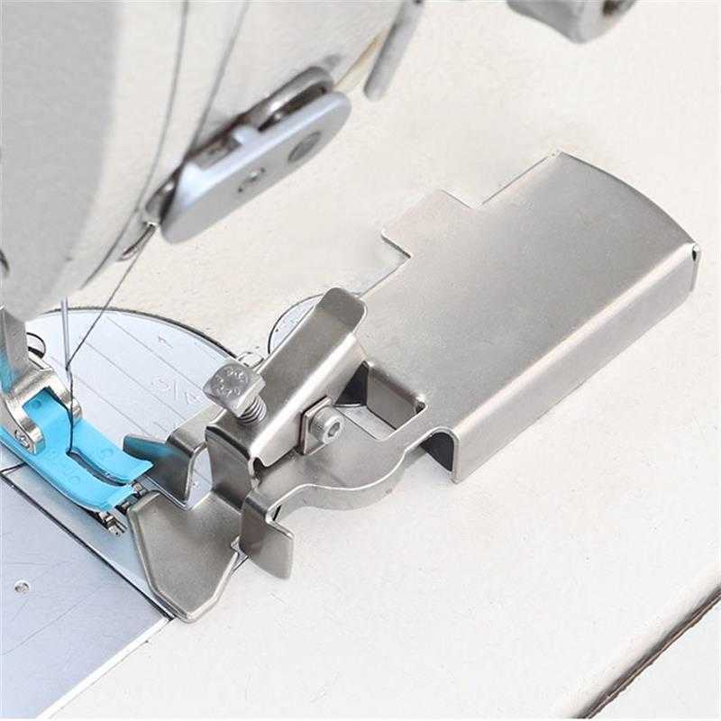 New Sewing Seam Guide Presser Foot for Domestic Industrial Sewing Machine Presser Foot Fine Tucker Gauge Diy Sewing Tool Accessories wholesale