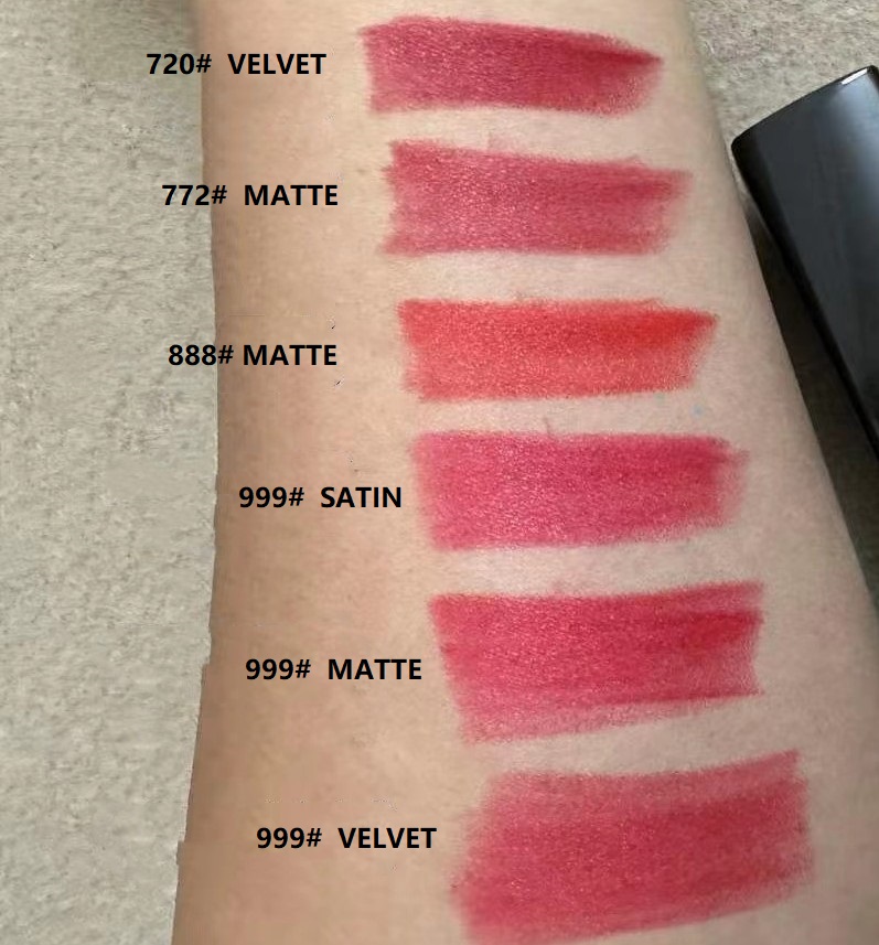 Velvet Matte Lipstick SATIN Lip Gloss Red Lipsticks Long Lasting Lipgloss 3.5g