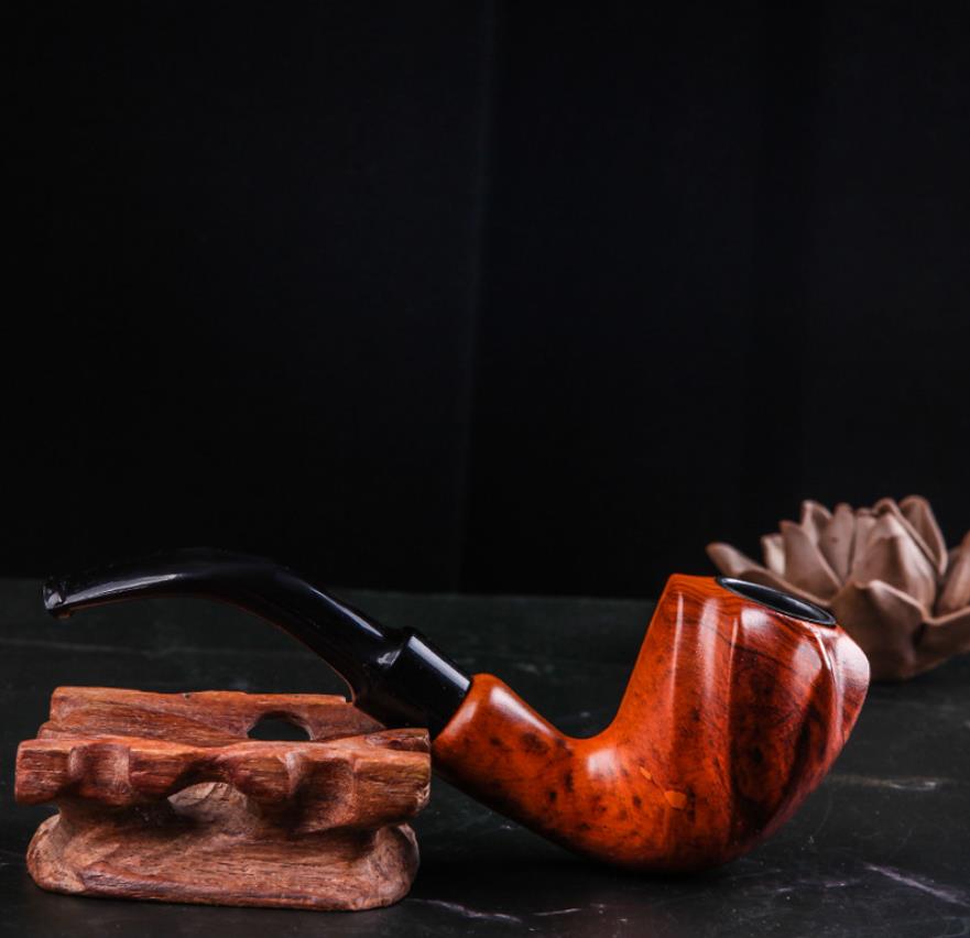 Smoking Pipes Men's tobacco pipe, resin rubber pipe, filter pipe