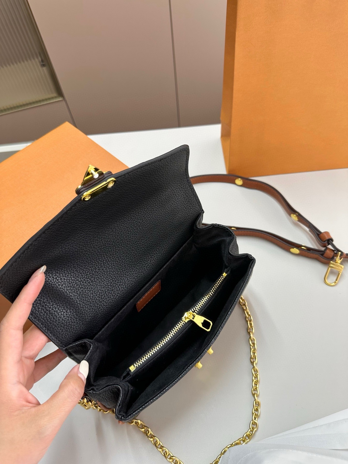 Mini Messenger Çantası Metis Kadın Moda Alışveriş Satışları Omuz Çantaları Çanta Orijinal Deri Zincir Flep Açık Crossbody Bags Tote Lüks Tasarımcı Çanta Cüzdan