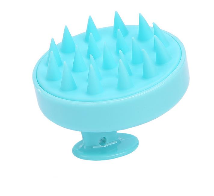 Brosse à shampoing pour cheveux, soins du cuir chevelu, avec masseur de cuir chevelu en Silicone souple, Logo personnalisé SN5219