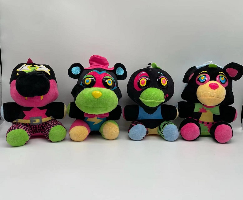 Fabrik grossist 25 cm 38 stilar fem nätter på Freddy's plysch leksaker anka björn räv kanin fnaf film perifera doll barn gåvor