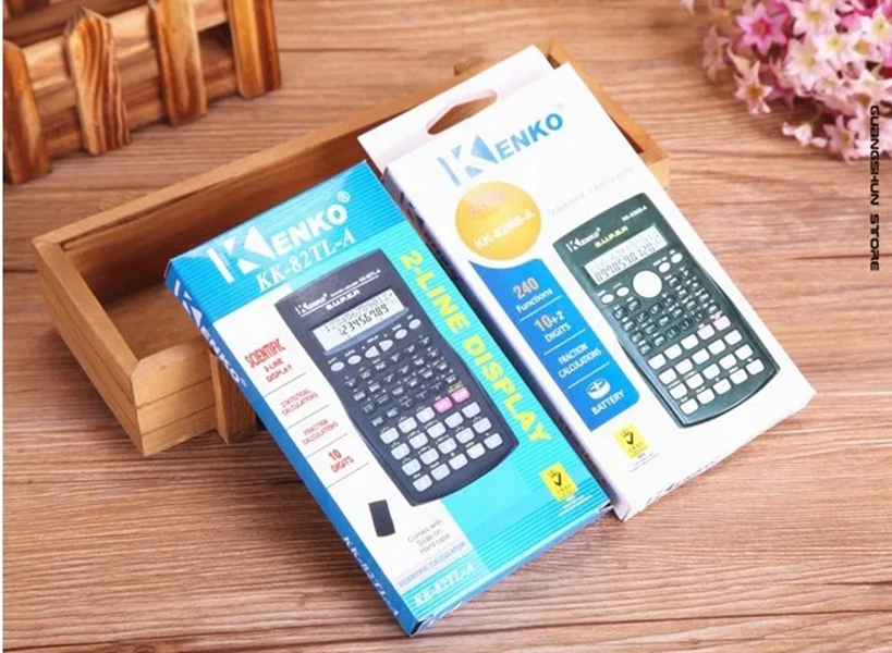 Handheld Student Scientific Calculator 2 Line Display 82MS Tragbarer multifunktionaler Taschenrechner für den Mathematikunterricht