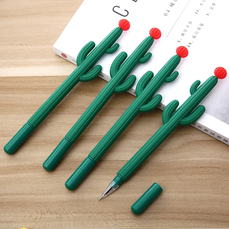 Cactus gel Gel Pen Escola Office Signature Pen