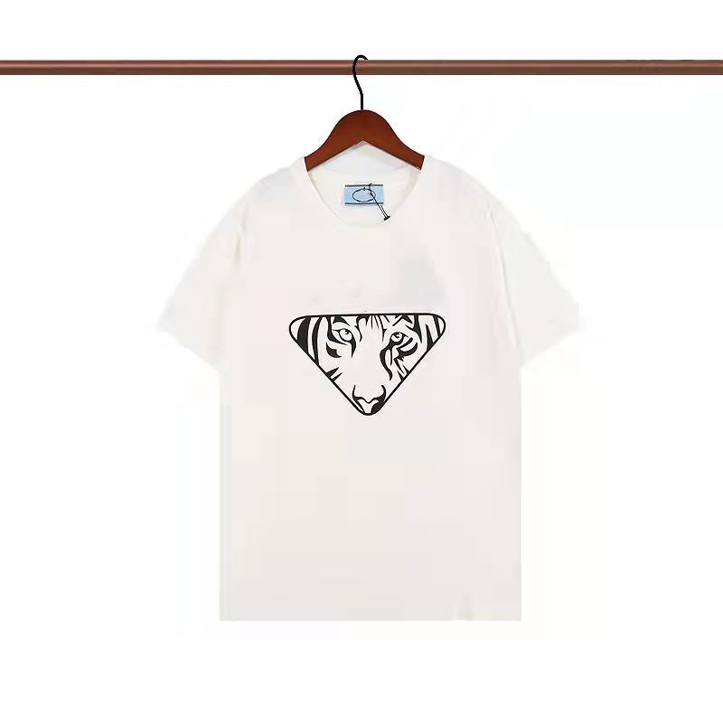 designer män t shirt tiger huvud bokstav trycker kort ärm ren bomull rund nack lyx kvinnor t-shirt hög kvalitet män kvinnor tee mode skjorta storlek s-4xl