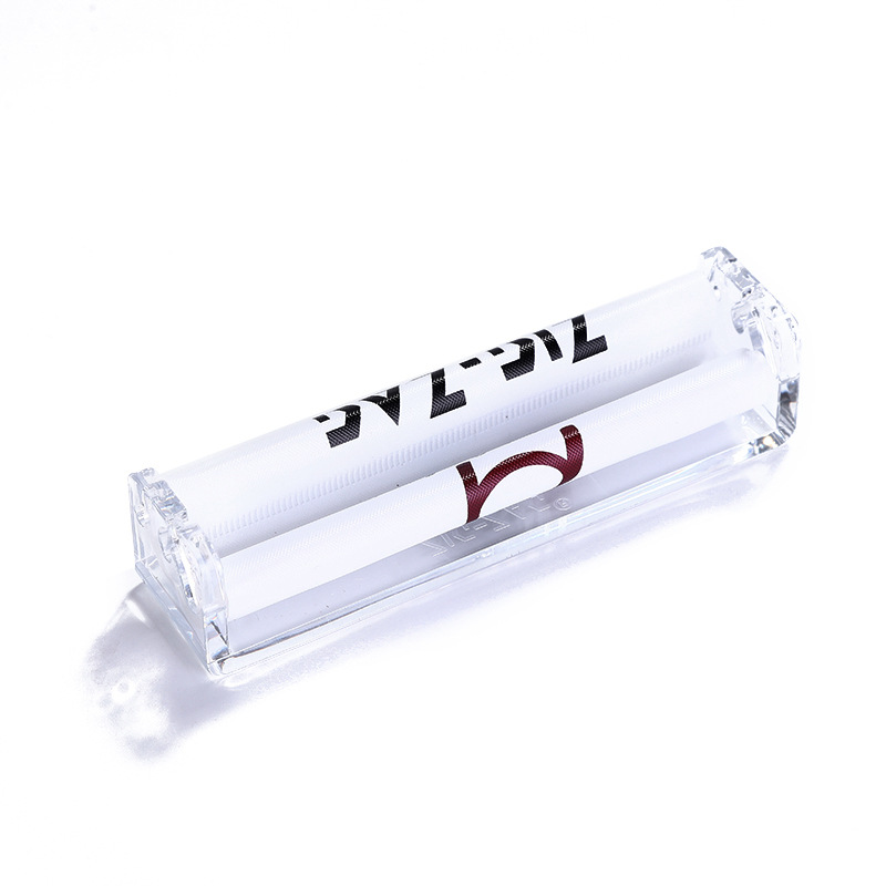 喫煙パイププラスチック白いタバコライターポータブルプラスチックマニュアルフィラー