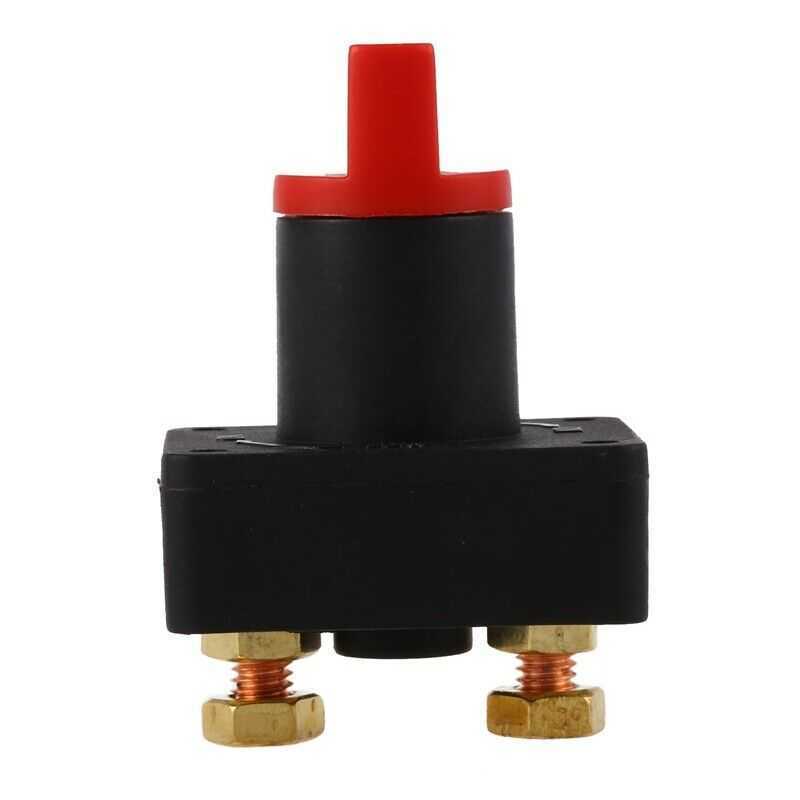 Interruptor de alimentación giratorio para coche, aislador modificado para vehículo, desconector, camión, barco, batería de corte, interruptor principal de apagado, 100A, 12V