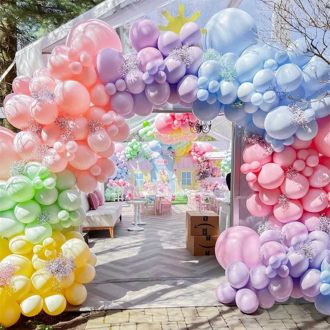 Nouveau 20/Macaron Latex Ballons De Mariage Fête D'anniversaire Décoration Coloré Pastel Bonbons Arc-En-Air Globos Baby Shower Favor