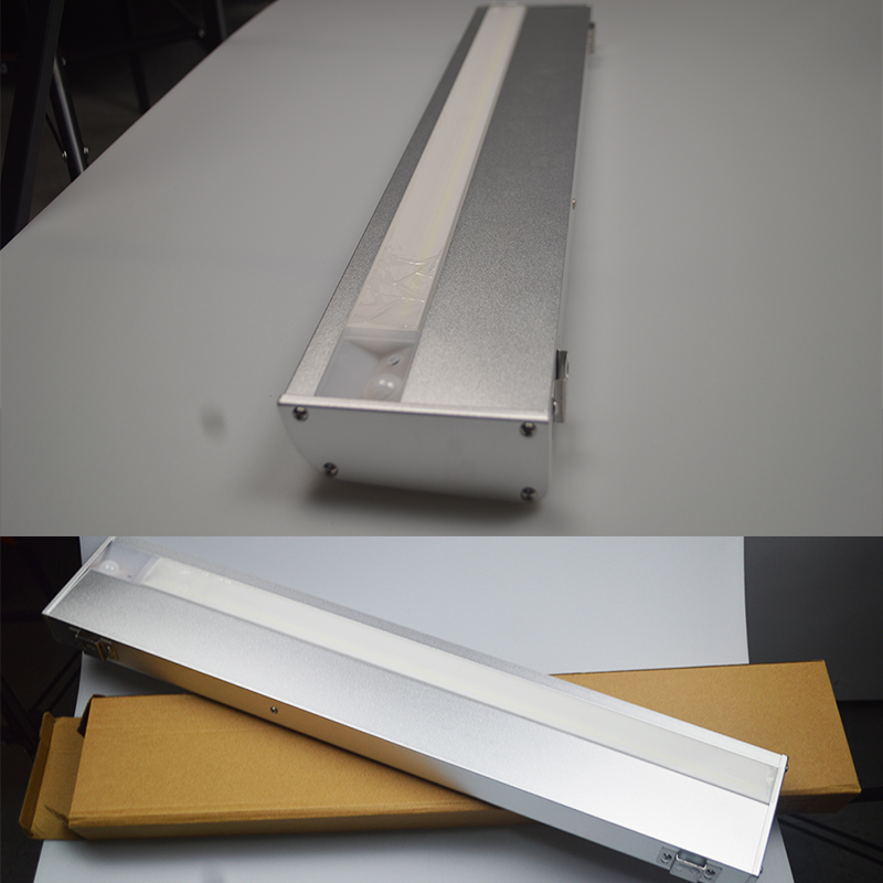 Aluminium solvägg ljus 24 cm 60 cm 4000mAh 8000mAh Billboard Light Motion Sensor utomhusbelysning