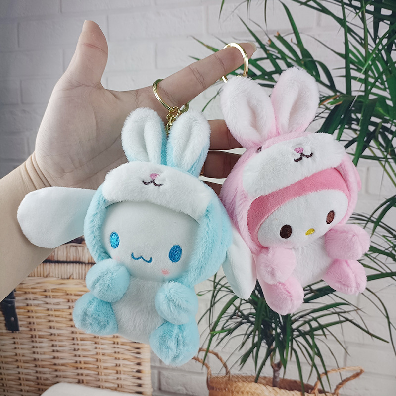 Bebé conejo serie Kunomi llavero de peluche juguetes de peluche