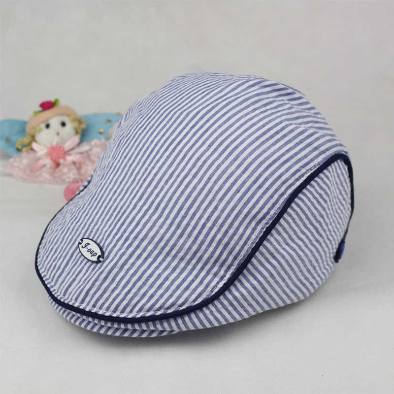 Chapeaux Chapeaux de bébé Mignon Enfants Stripe Style Classique Casquette De Mode Enfant Printemps Été Bérets Casquettes De Baseball pour Filles garçons dropship P230424