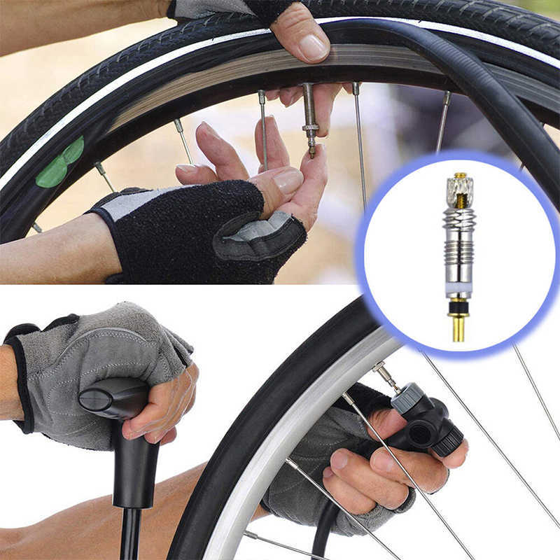 Bicycle Top Quality Presta Valve Core Replacement Parts Brass Tubeless Core CNC Road Bike Service Accessories Parts Tool