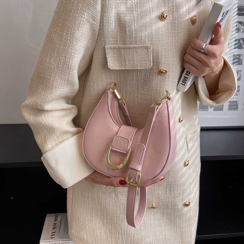 Shoulder Bags Jin YIde Saddle Crossbody Bags for Women 2023 Spring Luxury Designer Trend Leather Mini Simple Solid Handbags and Purses Purple