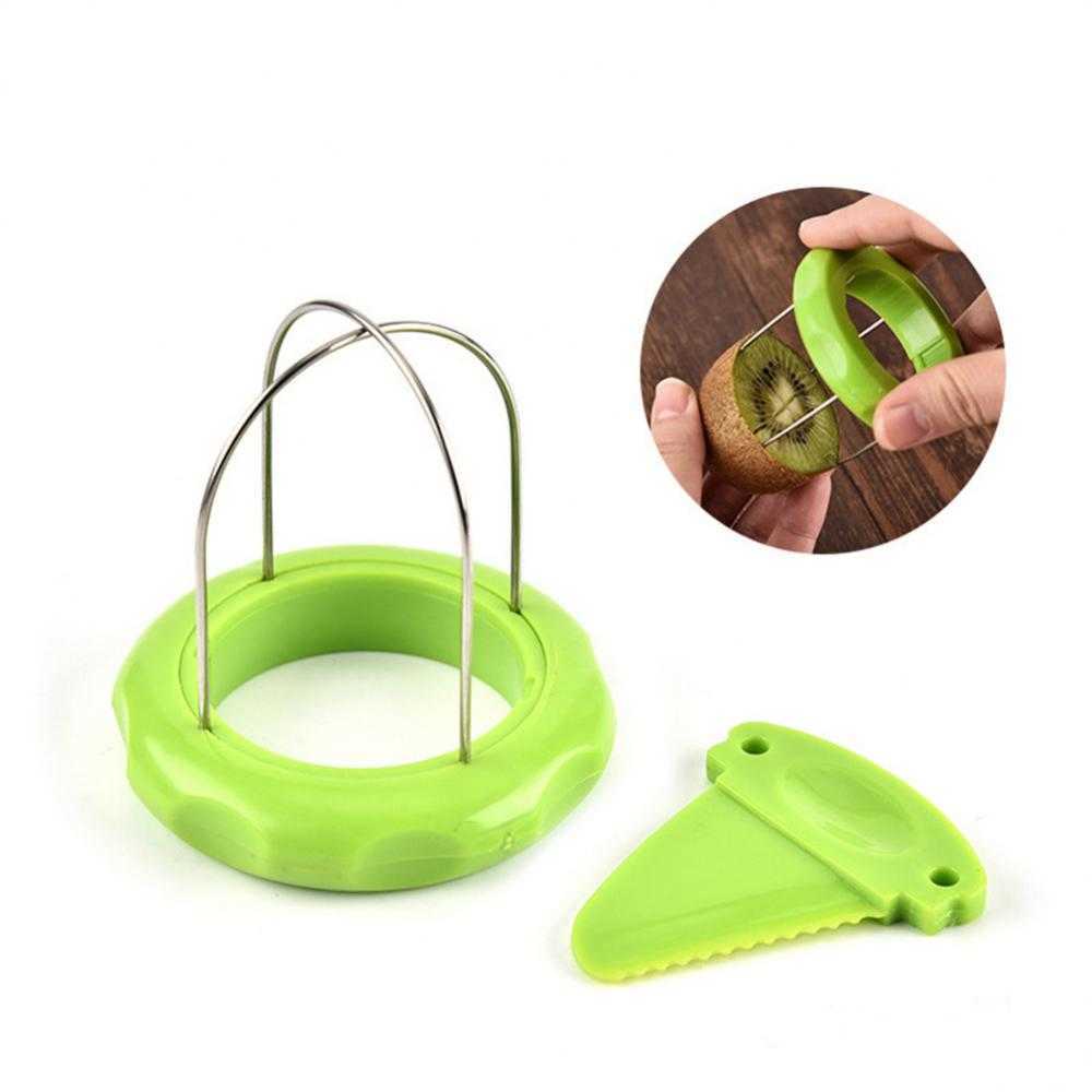 Nuovo Kiwi Cutter Staccabile Frutta Pelapatate Veloce Affettatrice Kiwi Peeling Strumenti Limone Peeling Gadget Insalata Utensili da cucina Gadget da cucina