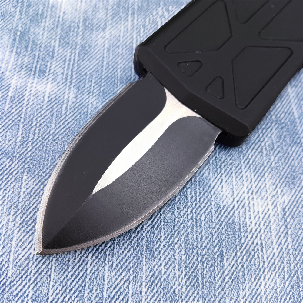 Microt 157-1T Exocet Pince à billets tactique Couteau automatique à double action Couteau de poche AUTO 1,98 