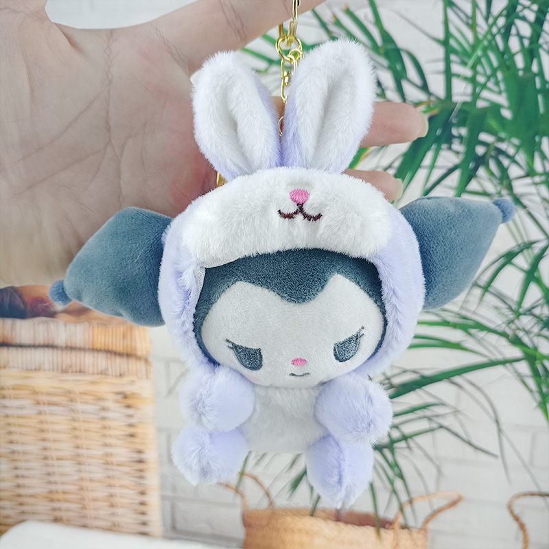 Bébé lapin série Kunomi peluche porte-clés jouets en peluche