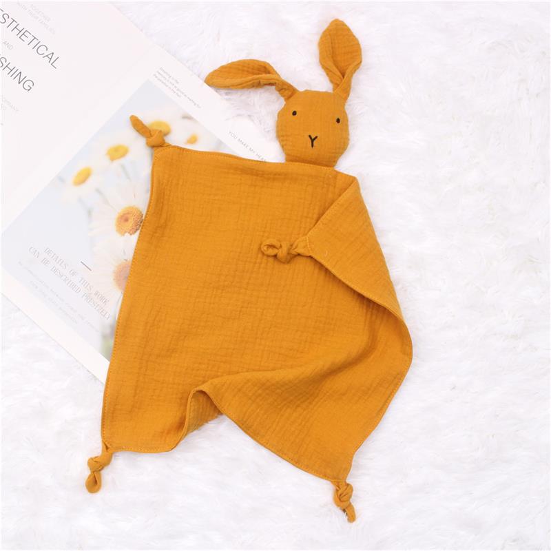 Baby Soother Appease Towel Bibs Soft Animal Cat Sleeping Doll Teether Infant Comfort Sleeping Nursing Cuddling Blanket Toys