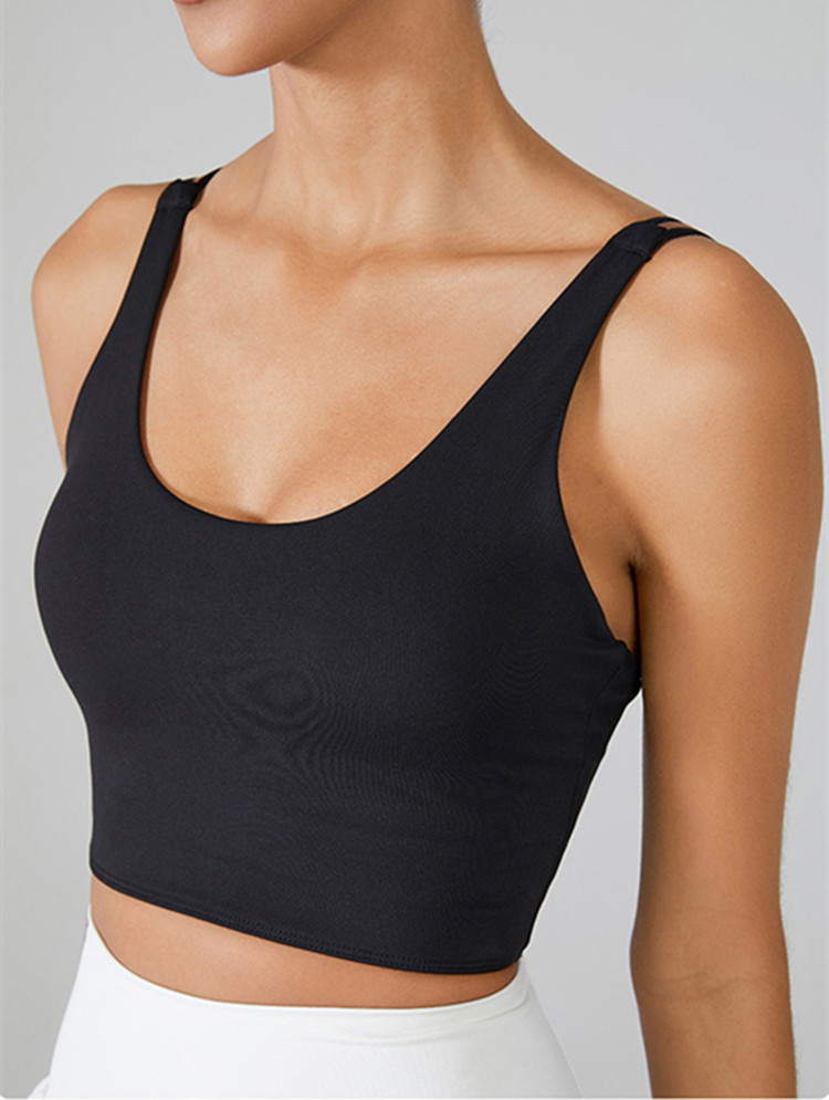 AL Women Sports Bras Tops Cew Szyja Fintness Tank Kamizelka Skórny trening oddechowy Crisscross Szybki suchy top żeńska yt187