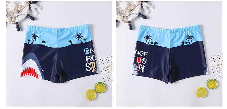 Men's swimwear 2022 swimming trunks for boys shark trunks swimsuit 2-9y kids swimsuit trunk shark beachwear boys swimsuit 1050