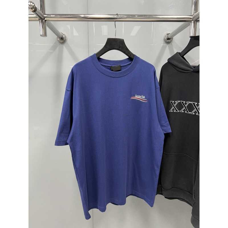 Designer t shirt Shirt {Straight} Family Spring/Summer Embroidery Coke T-shirt Round Neck Oversize Classic Sleeve