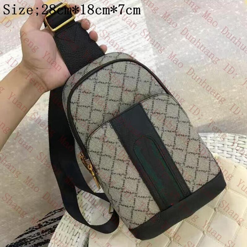 Designer bröstväska mens crossbody midjepåse casual aveny sling axelväskor män kvinnor bröst pack high street mode messenger handväska satchels hobos handväska