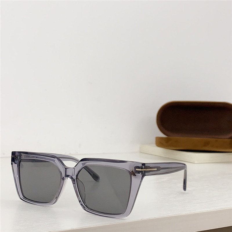 Neue Modedesign-Cat-Eye-Sonnenbrille mit 1030-Acetat-Plankenrahmen, einfacher und beliebter Stil, vielseitige Outdoor-UV400-Schutzbrille
