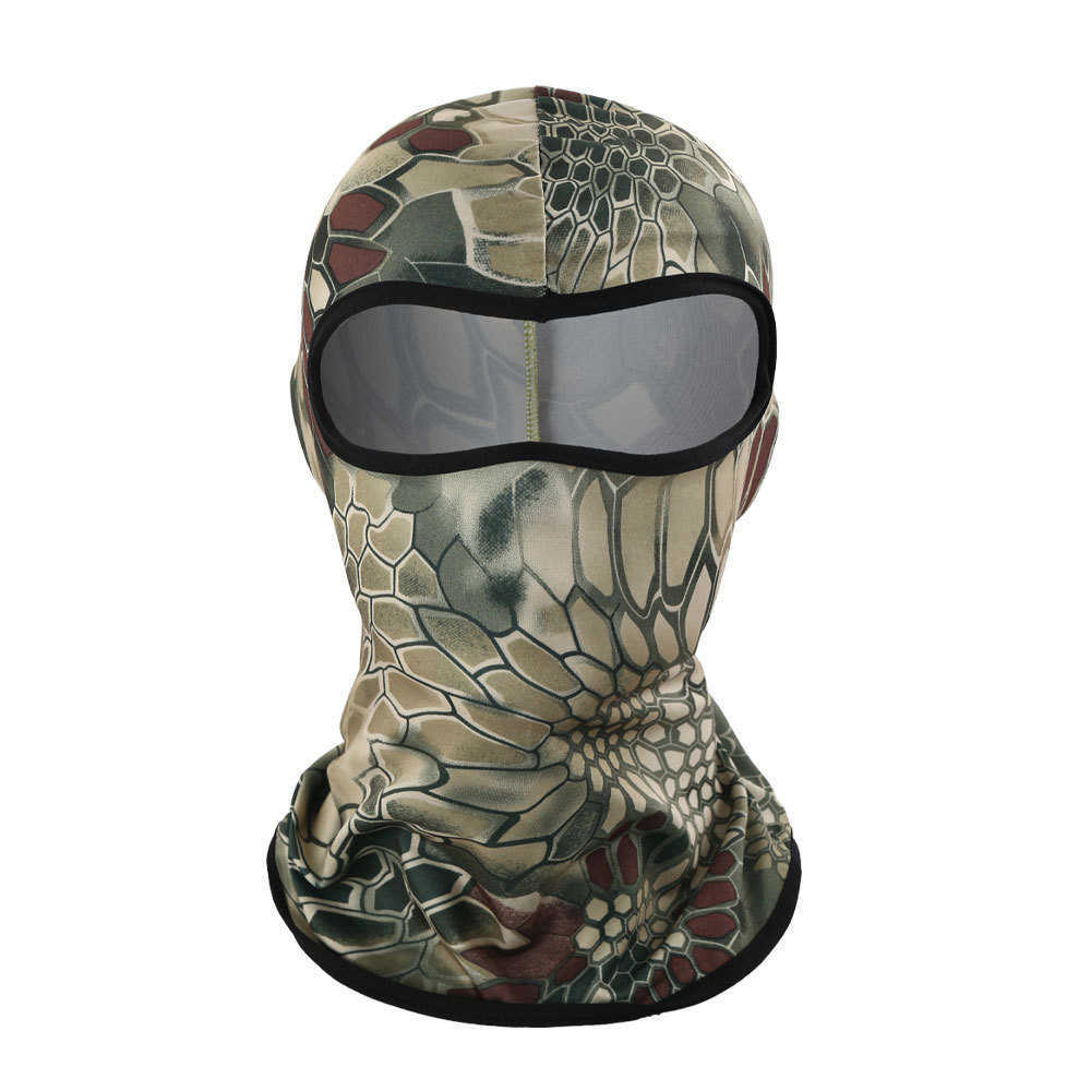 Cycling Caps Masks Tactical Camouflage Balaclava Full Face Mask Wargame CP Militaire hoed Jacht fietsen Cycling Army Multicam Bandana Neck Gaiter