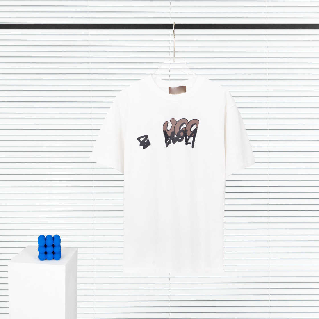 Ensemble de vêtements de sport à manches courtes pour hommes et femmes de créateurs de luxe Chemise High Edition Lian Ming Summer Mutual Direct Jet Printing OS T-shirt unisexe à manches courtes
