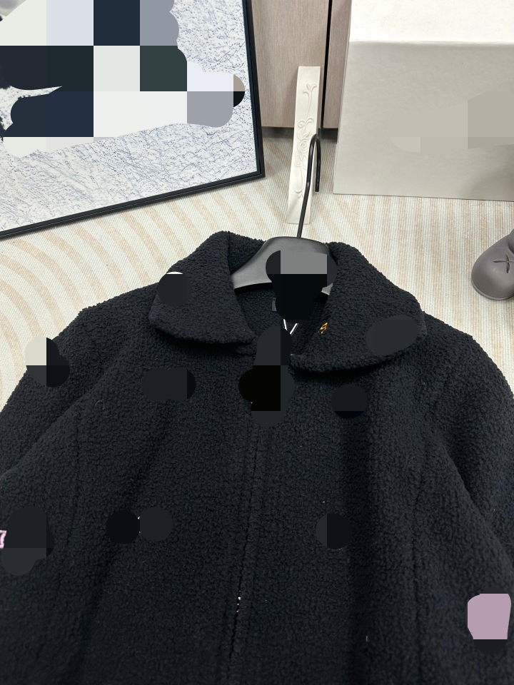 1122 L 2023 활주로 가을 브랜드 같은 스타일 스웨터 긴 소매 검은 옷깃 목 여성용 고품질 여성 Qian