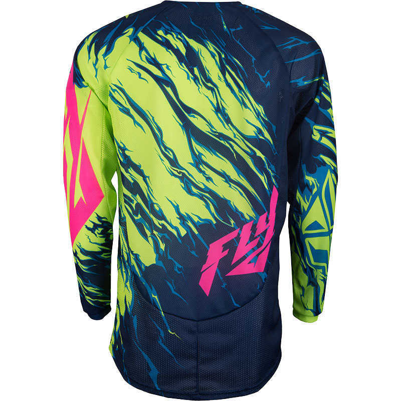 Survêtements pour hommes Vitesse imprimée subduisant les vêtements d'équitation à manches courtes Top Summer Mountain Bike Cross-Country Vêtements de moto T-shirt