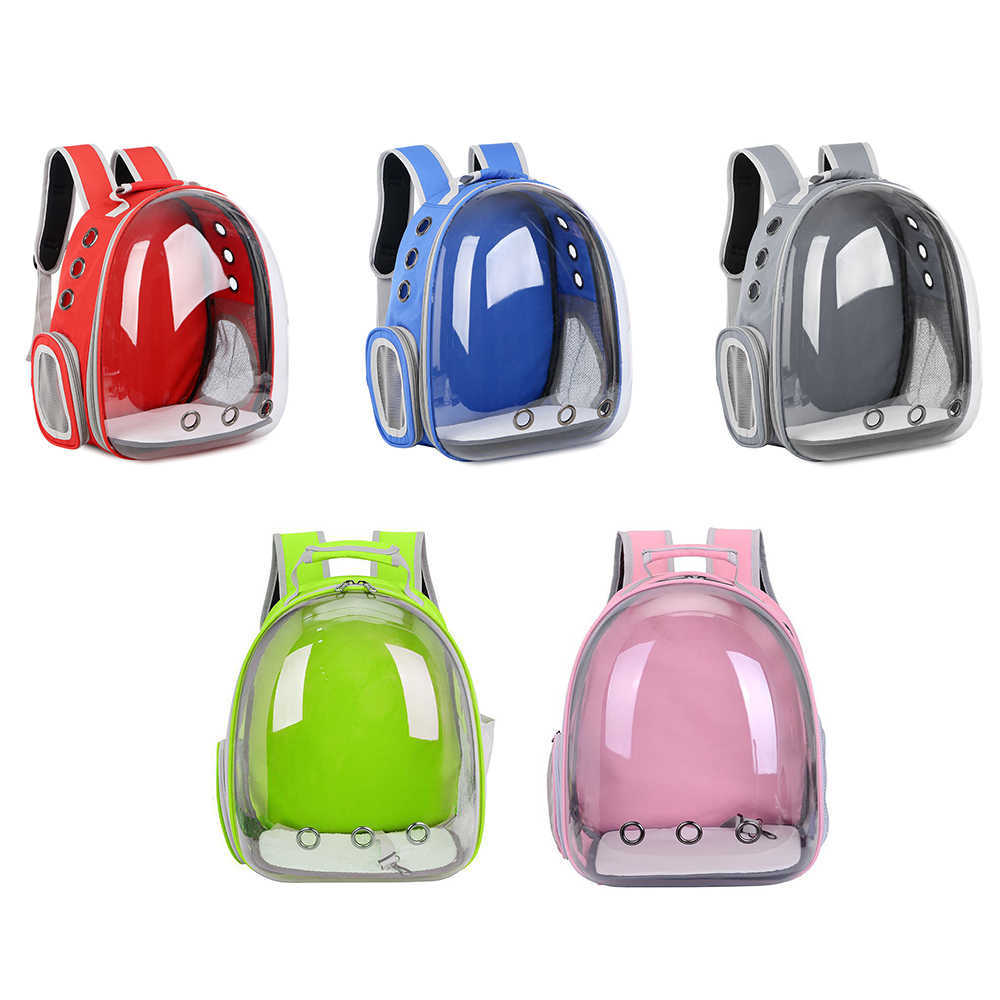 New Cat Carrying Bag Space Pet Backpack Breathable Portable Transparent Backpack Puppy Dog Transport Carrier Space Capsule Bag Pets