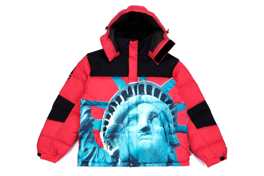 Designer North The Face Jacket Statue de la Liberté Puffer Jackets Hommes Designer Real Outdoor Coupe-vent Supre x me The North Baltoro Jacket