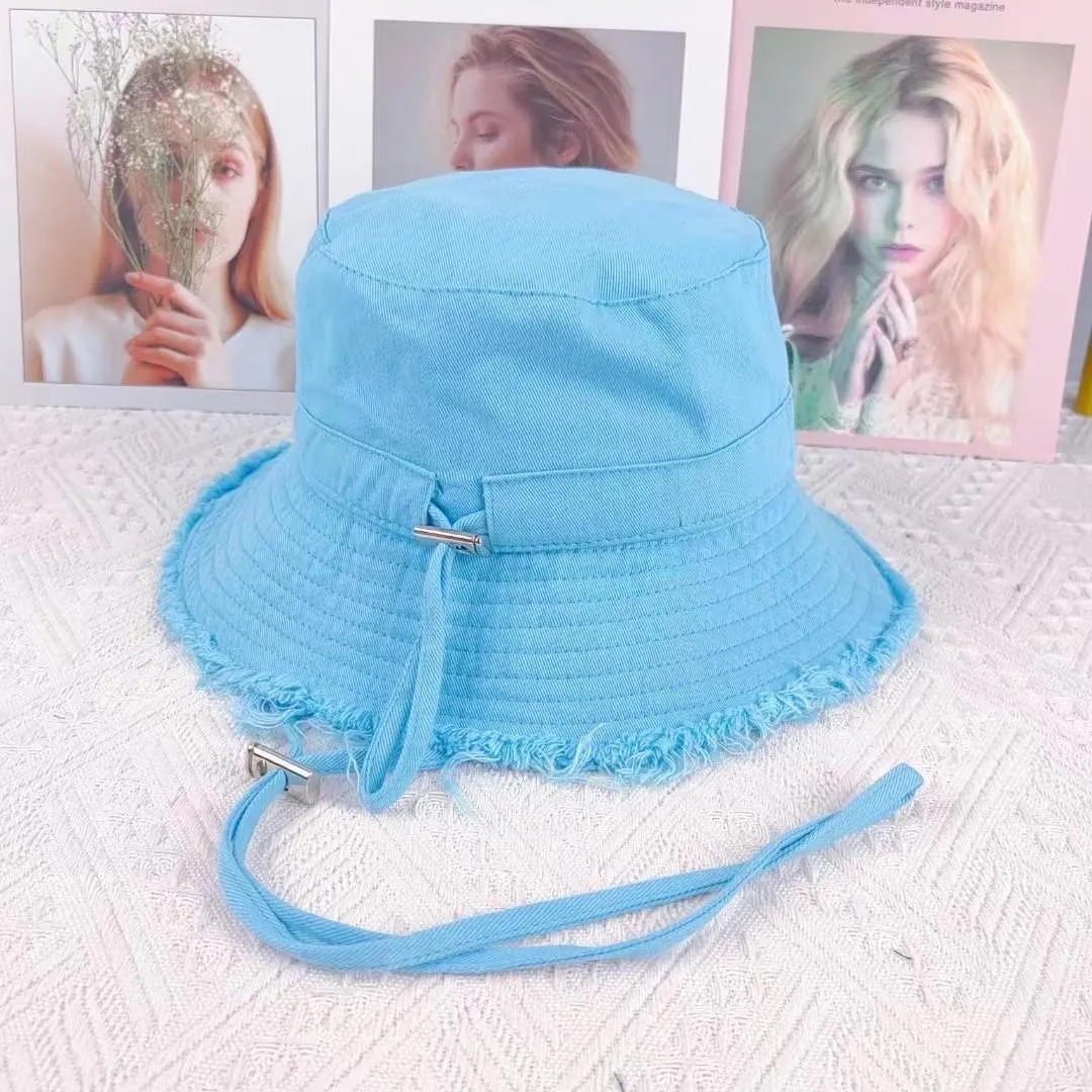Szerokie brzegowe czapki wiadra czapki moda lato casquet bob z szerokim rondem kapelusz kubełkowy dla kobiet nosza kapelusz mix hat designer mody fishermans kapelusz