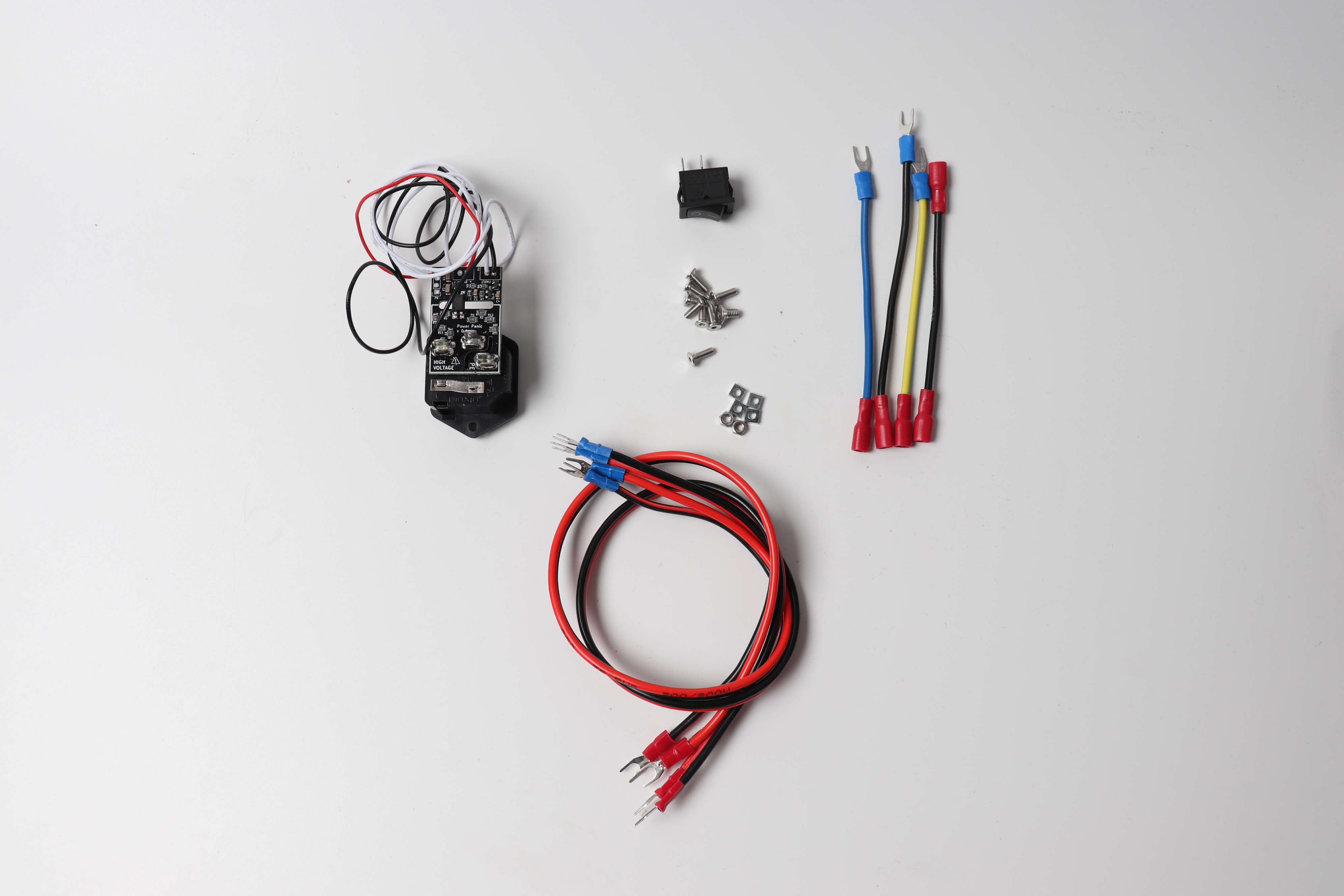 Fournitures d'imprimante Prusa i3 MK3 Alimentation PSU 24 V, 24 W, panique électrique, faisceau de câbles et interrupteur