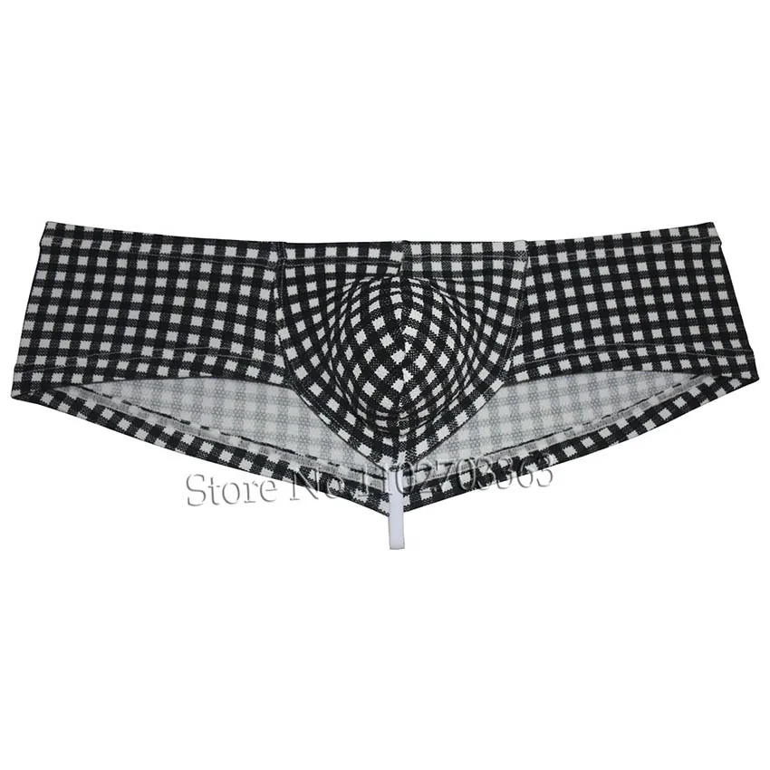 Men Air Bubble Thong Trunks Spandex Pouch Underwear String Contour Stretchy Crotch Boost Boxer Briefs