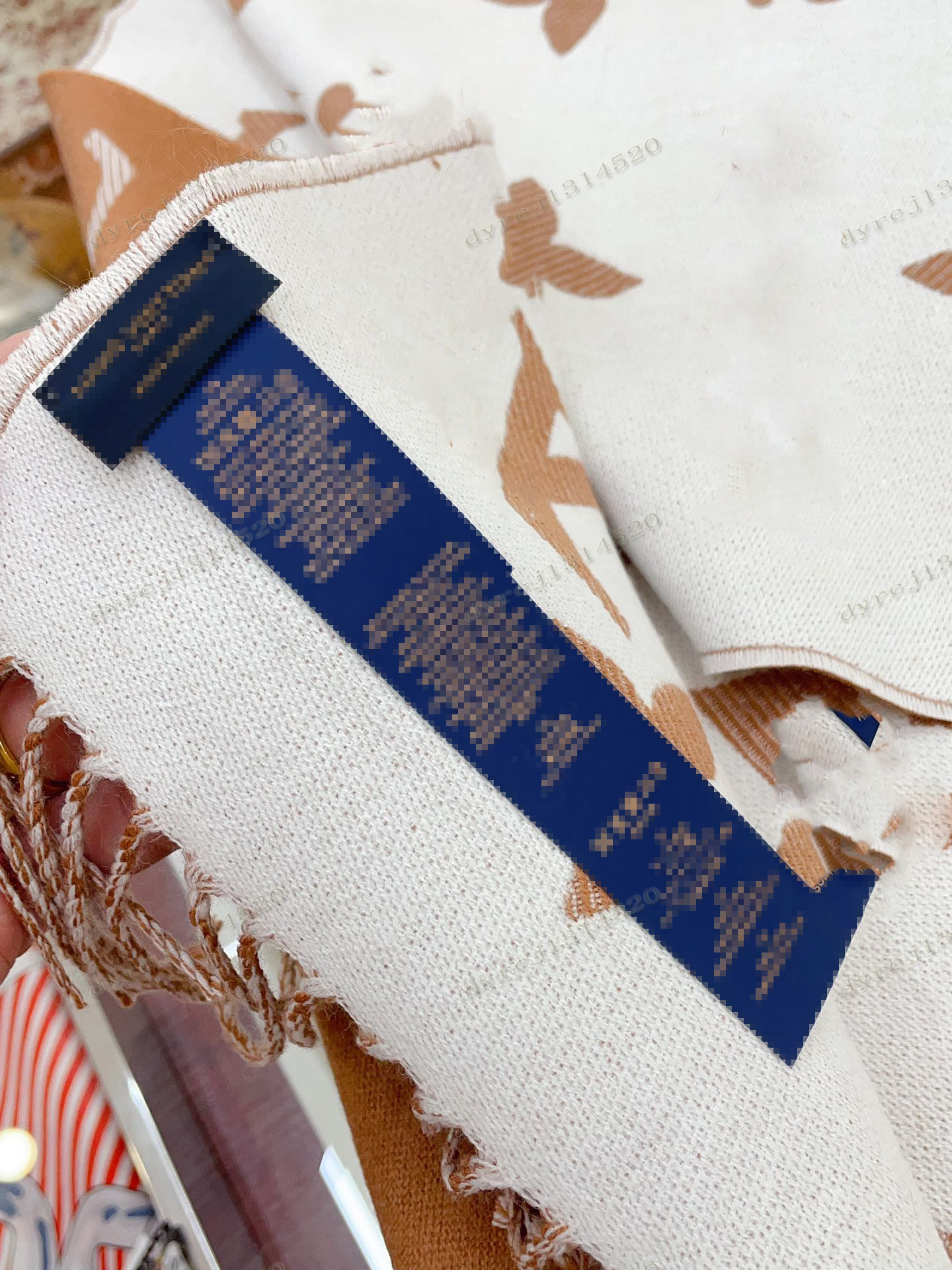 Klassieke mode-ontwerper sjaal Dames 100% dubbelzijdig kasjmier Monogramprint van vier pagina's puur kasjmier Dubbelzijdige sjaal voor heren met origineel label op doos