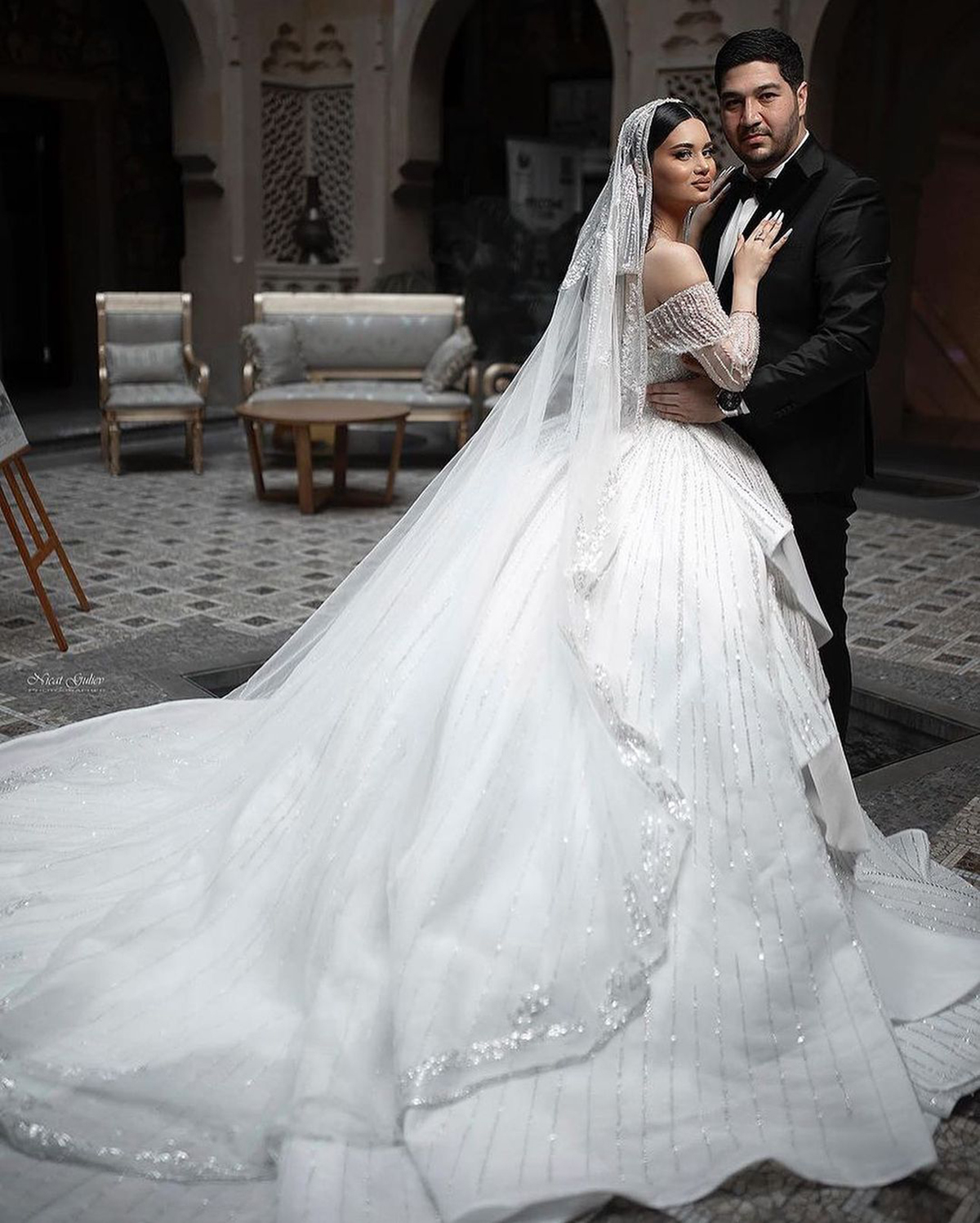 Luxe volants jupe robe de bal robes de mariée pour femme 2024 paillettes brillantes chérie Sexy robe de mariée sur mesure
