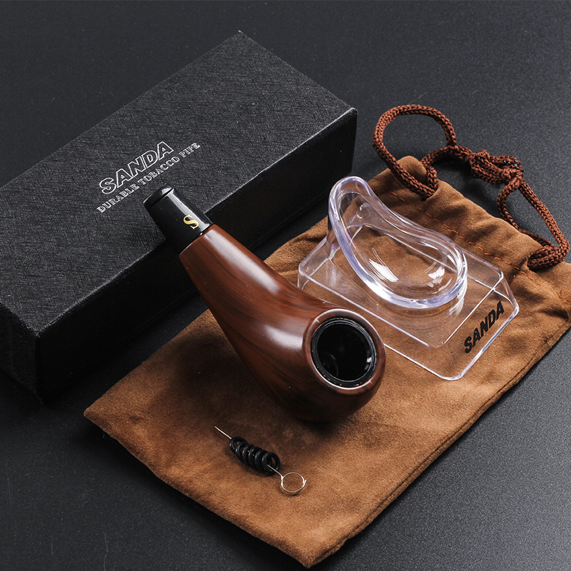 Smoking Pipes Durable bakelite pipe entry-level cleaning complete set of accessories