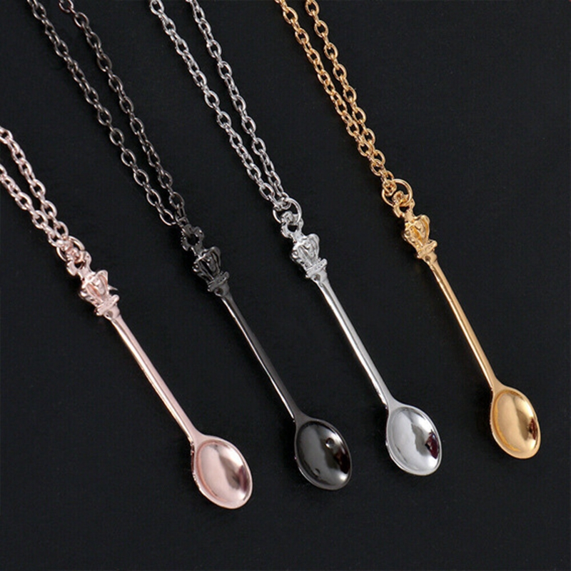 Latest Smoking Colorful Aluminium Alloy Metal Alloy Portable Dry Herb Tobacco Spice Miller Spoon Shovel Scoop Snuff Snorter Sniffer Snuffer Pendant Necklace
