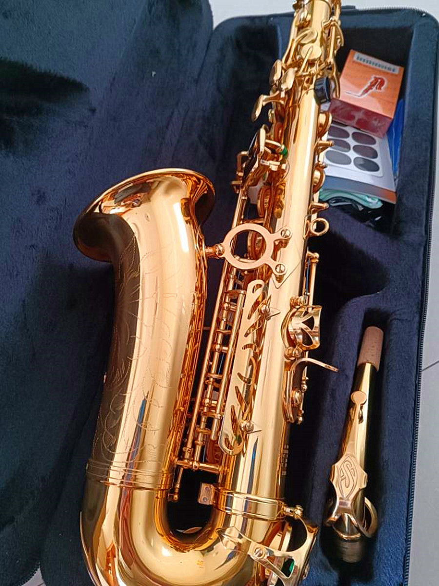 Nuovo sassofono contralto MARK VI Modello classico Alto Eb Tune Sassofono dorato E Flat Sax professionale con custodia Bocchino