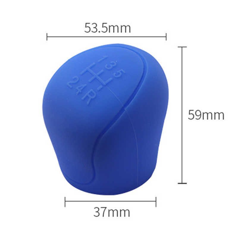 Universal Silicone Car Gear Shift Knob Collars Auto Styling Decor Dusting Non-Slip Gear Shift Protective Covers Car Accessories