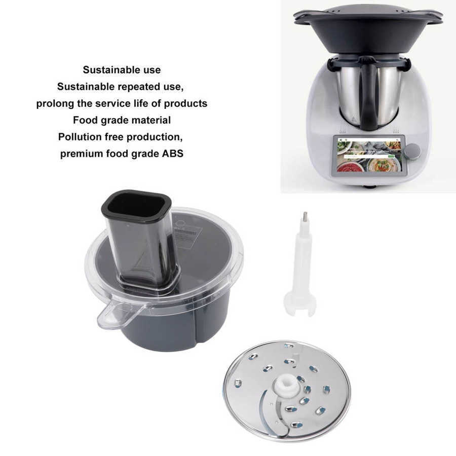 New Food Processor Container Cutter Kit Multifunctional for Vorwerk Thermomix TM5 6 Cooking Blender Slicing Shredding Disc Accessory
