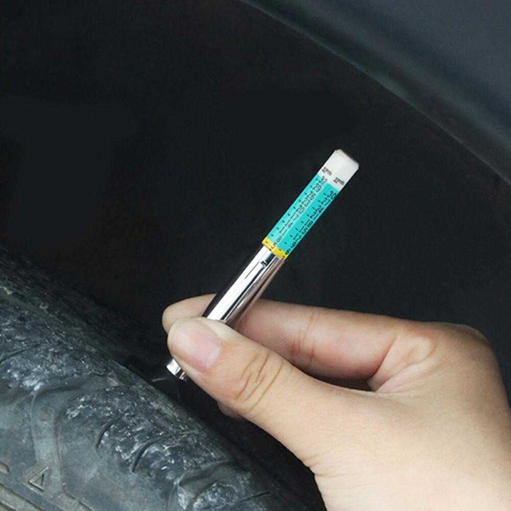 25mm Car Tyre Measuring Pen Universal Tire Tread Pattern Depth Measuring Tool Auto Tire Depth Gauge Car Accessories Exterior 